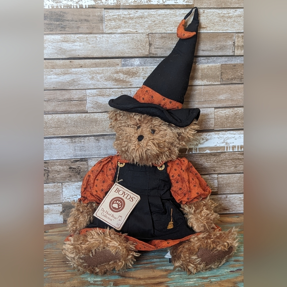 Boyds Bears Witchy Boo Plush Teddy Bear W Witches Hat